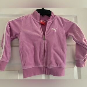 Girls size 4T Puma velour jacket